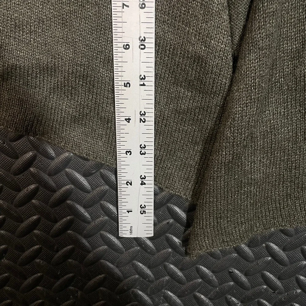 Acrobat Women's Dark‎ Green Silk Cashmere Knit Open Front Cardigan Sweater Small